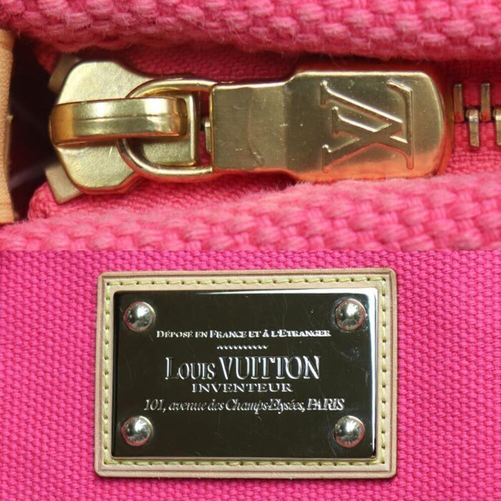 Louis Vuitton Cabas Tote Bag Antigua Leather Pink - Picture 7 of 7